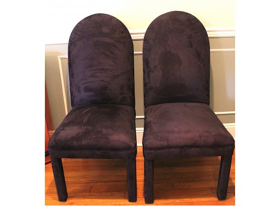 Set Of 2 Round Back Dining Chairs (108)