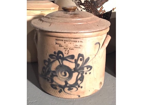 Rare Boom Brothers Pickling Pot With Lid (ph)
