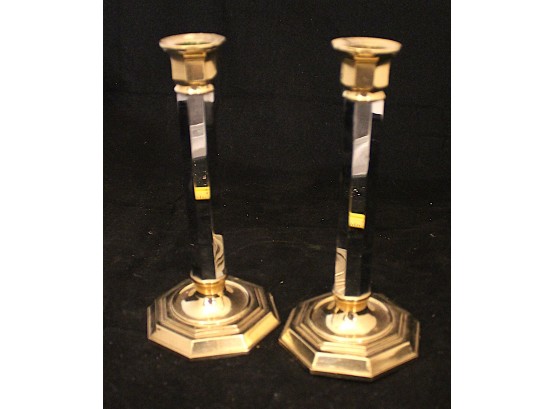 Gold & Brass Colored Candlesticks (186)