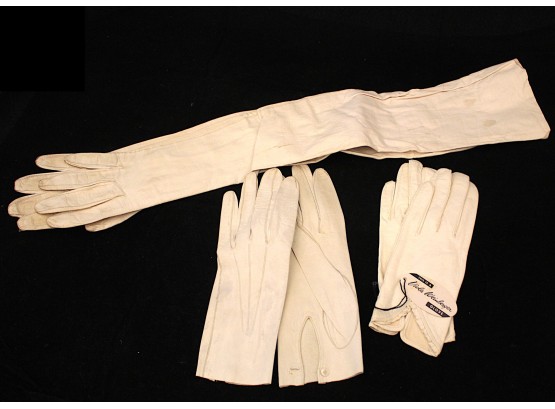 Classy Vintage Viola Weinberger Gloves, 3 Pairs (139)