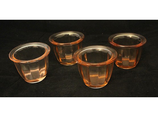 Carnival Glass Small Bowls Set Of 4 (189)