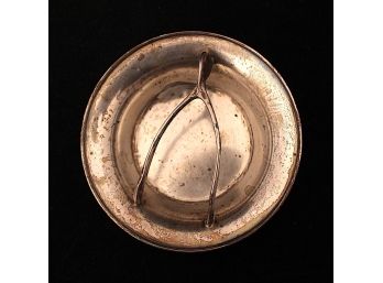 Sterling Silver Lucky Wishbone Ashtray 66.4 Grams (165)