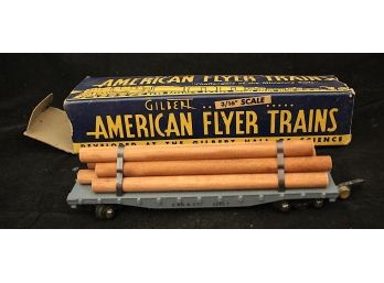 American Flyer Train 'Log Carrier' With Original Box (162)