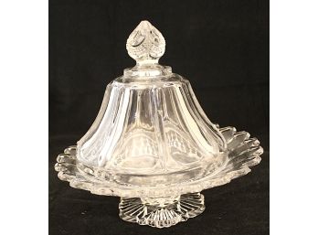 Crystal Candy Dish With Lid (155)