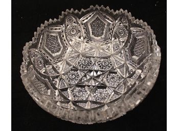 Tasteful Cut Glass Bowl (151)