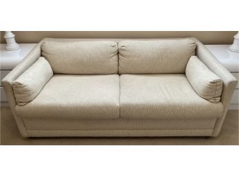 Sealy Posturepedic Cushioned Sleeper Sofa - Pulls Out To Full Size Bed