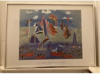Raoul Dufy, Marine Aux Voiliers Signed Print  The Sea And The Ships