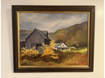 Mitzi Jacobson Signed Oil On Canvas