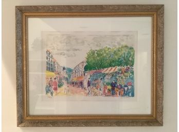 Francoise Gicot Original Hand Signed Limited Edition Lithograph  196/250