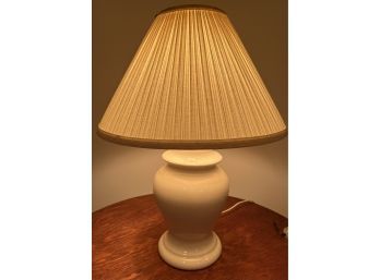 White Ceramic  Table Lamp