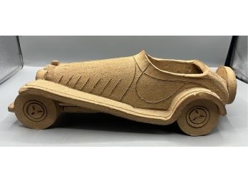 Handmade Clay Car Figurine