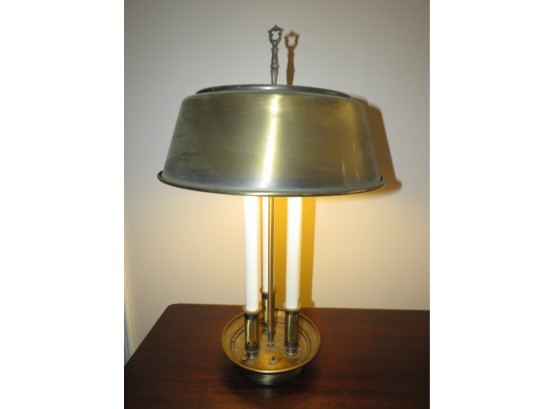 Vintage French Bouillotte Desk Table Lamp