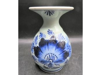 Delft  Holland Blue Floral  Vase