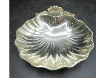 Silver Plated Shell-shaped Dish