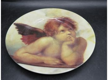 Limoges Porcelain Raphael Sistine Madonna Cherub Plate