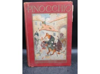 Vintage The Adventures Of Pinocchio Book 1929 C. Collodi Wilson Italian Fred Richardson
