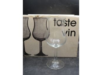 Taste Vin 13oz Wine Tasters Glasses - Set Of 6 In Original Box