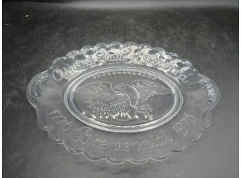 United States Of America 1776 Bicentennial 1976 Glass Plate