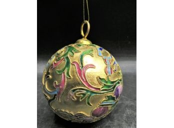 Cloisonne Enamel Christmas Hanging Ornament Ball
