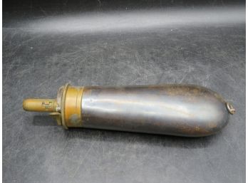 19th Century James Dixon & Sons Sheffield Colts Navy Copper & Brass Powder Flask