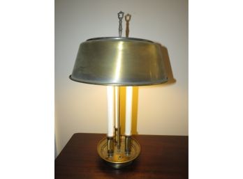 Vintage French Bouillotte Desk Table Lamp