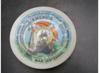 The Confederate States Of America Civil War Centennial 1861-1961Plate