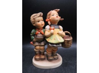 M.j. Hummel 'to Market' Porcelain Figurine/vintage