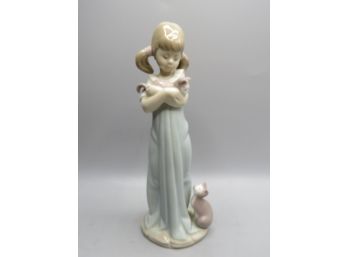 Lladro 'Don't Forget Me' # 5743 Porcelain Figurine