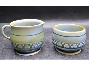 Irish Porcelain Made In Ireland Bowl & Creamer - Set Of 2