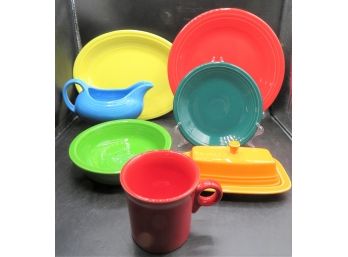 Fiesta Ware Multi-colored Dishware Set - 27 Pieces