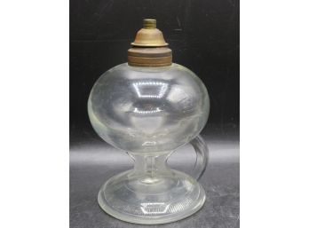 Antique 1868 Finger Oil Lamp