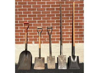 Assorted Garden Shovels - 5 Total