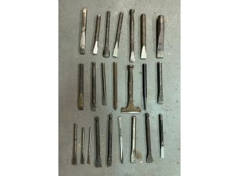 Assorted Lot Of Chisels - 23 Total