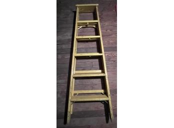 6FT Wooden A-frame Ladder