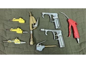 Assorted Lot Of Air Gun Attachments - 8 Total