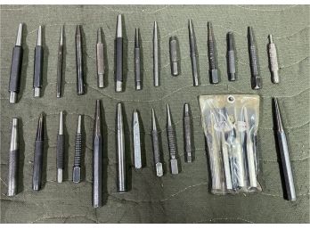 Assorted Lot Of Metal Punches