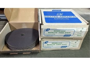Norton 80 Grit 7 INCH Coated Abrasive Discs - 3 Boxes Total