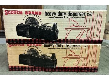 Scotch Heavy-duty Tape Dispensers - 2 Total - NEW IN BOX