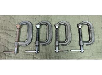 Williams 4 INCH Drop Forged C-clamps - 4 Total