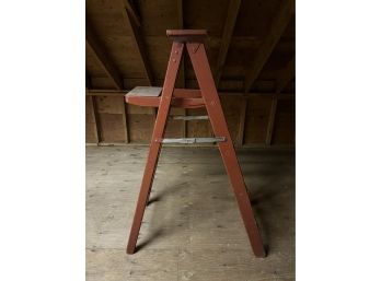 4 1/2FT Wooden A-frame Ladder