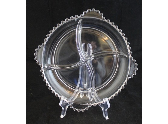 Pearl Glass Sectioned Serving Platter (160)