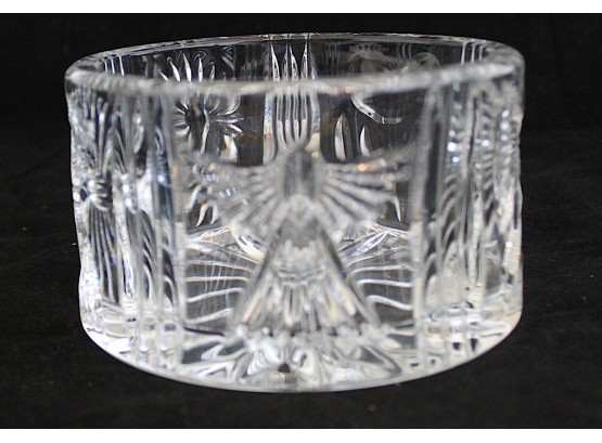 Waterford Champagne Wine Wedding Bowl Crystal Candy Heart Flower Bow Angel Dove (081)