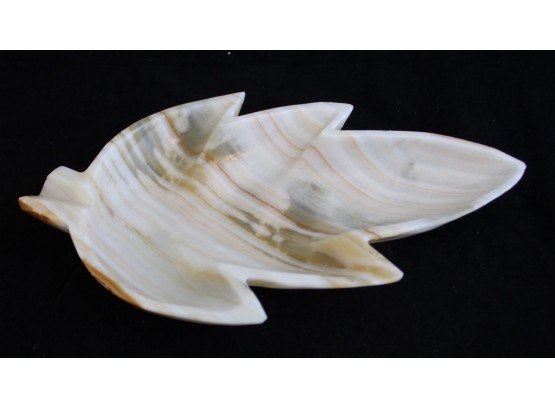 Decorative Leaf Marble Dish  (033)