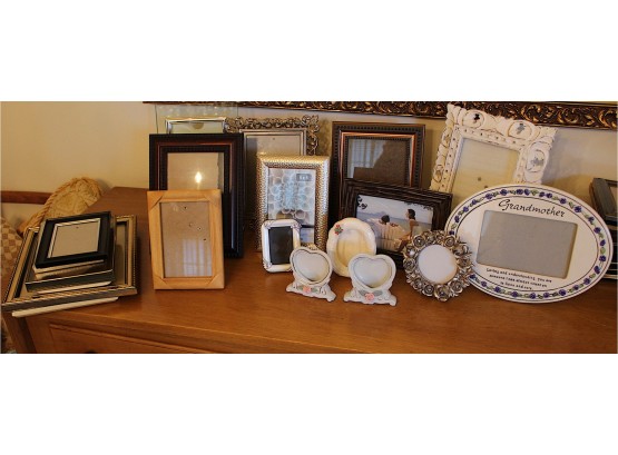 Lot Of Assorted Picture Frames (177)
