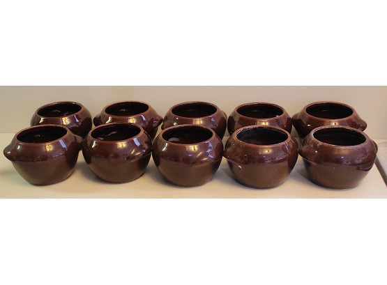 Ten Small Pottery Bowls (G28)