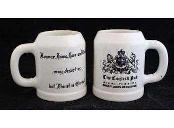 Old English Pub Mugs Made In Mexico, 2  (G005)