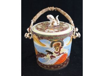 Vintage Japanese Satsuma Ice Bucket  (114)