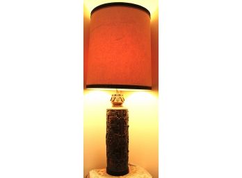 Hand Carved Lamp (G163)