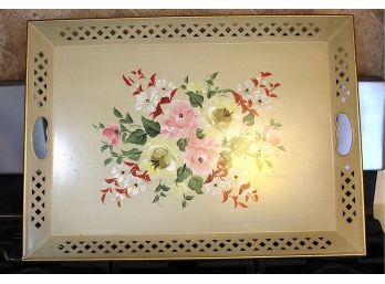 Tole Hand Painted Serving Tray (G009)