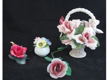 Assorted Ceramic Flower Collection (B51)